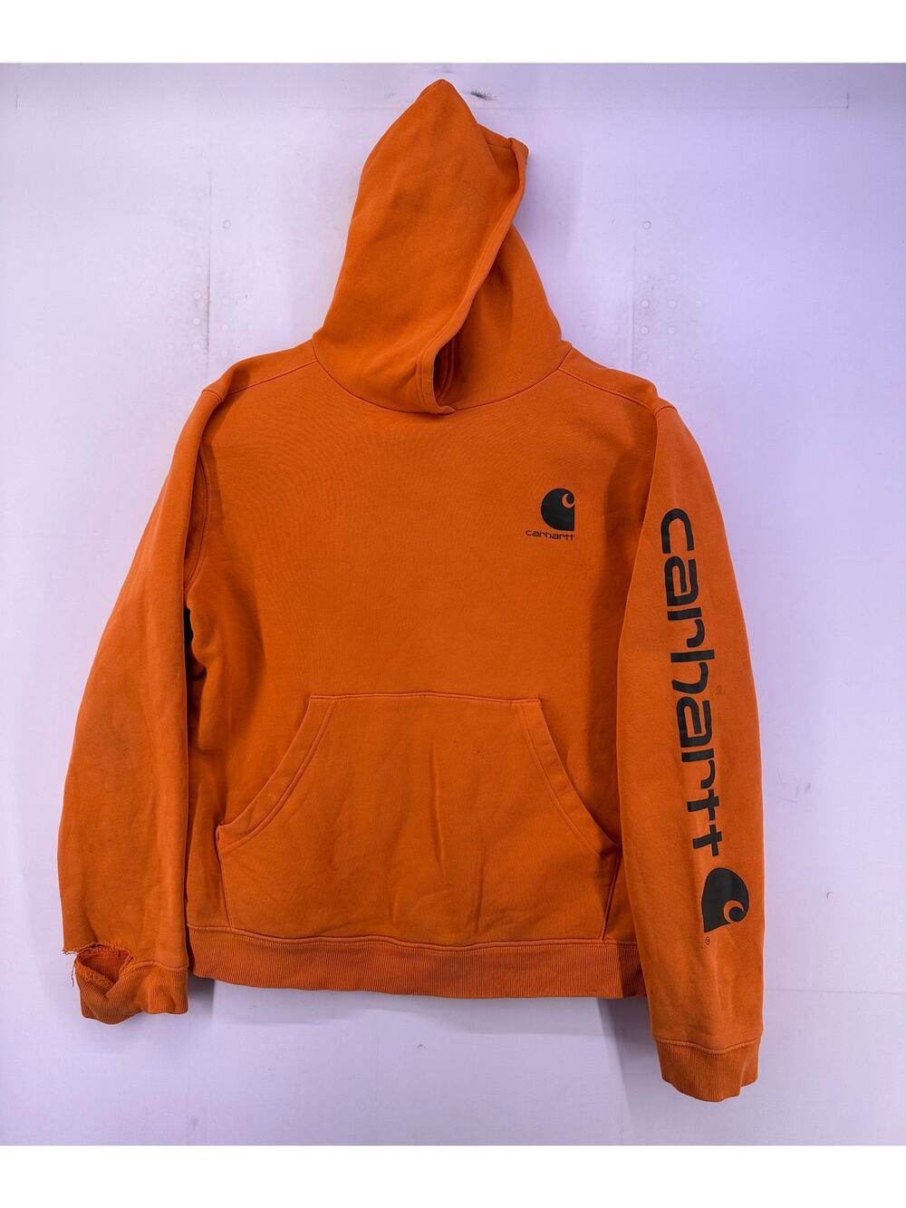 Carhartt Orange Youth Hoodie No Size Tag